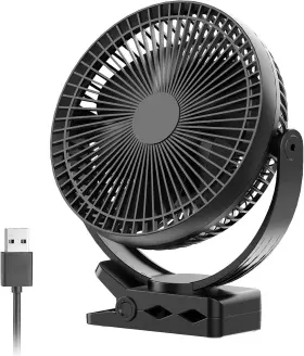 Tf-29-8 Sukadar Portable Clip On Fan 10000mah Battery Operated 24 Hours Tf-29-8&apos &apos