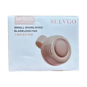 Sulvgo Mf019 Mini Bladeless Fan Rechargeable Usb Type-c White