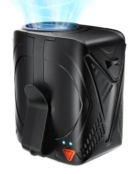 Sumarok 768781937136 Portable Fan Rechargeable 6-speed 14000rpm High-velocity Airflow Hands-free