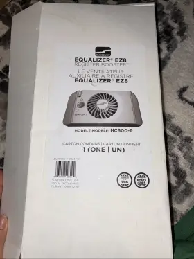 Hc600-wk Suncourt Equalizer Ez8 Wall Mounted Smart Electric Vent Booster