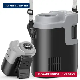 Surocase 850077390678 4-in-1 Portable Waist Fan 16000rpm Brushless Motor 5 Speeds 18h Long Runtime