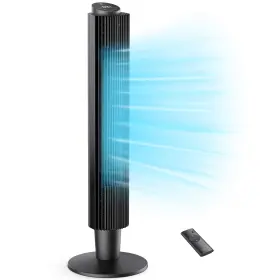 Swipesmith 719710545793 Tower Fan 42 Inch Quiet Oscillating With Remote Height Adjustable