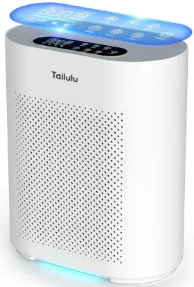 Hqkj-180 Tailulu Air Purifiers For Home Large Room Up To 2200ft Pm2.5 Quality Sensor S