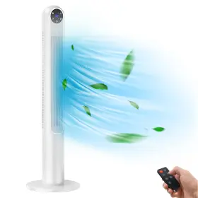 Tangkula 798470495913 42-inch Tower Fan With Remote Control 80 Oscillating Standing Led Dis