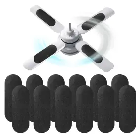 Fy00005 Taopk Ensk 12 Pcs Ceiling Fan Filters For Blades Activated Carbon Air Purifier Pads
