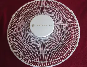 Tt-tf011 Taotronics Wall Fan Grill-front And Back Grilles-white-parts-l K