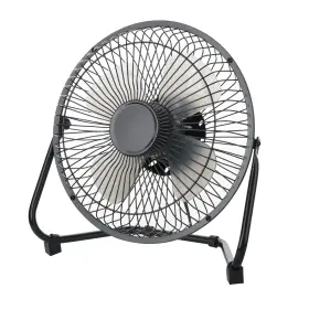 Rta-08hv-fan Techni Home 8 Inch High Velocity Portable Fan 2-speed Usb-powered Floor Or Table With Ad