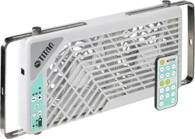 Ttc-sc21 Technology Silent Roof Fan 12v Dc 140mm Double Reversible Window With Wireless #2