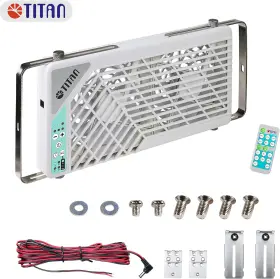 Ttc-sc21 Technology Silent Roof Fan 12v Dc 140mm Double Reversible Window With Wireless