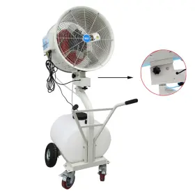 239717 Techtongda Humidification And Watering Cooling Industrial Spray Electric Fan Shake Head 550w