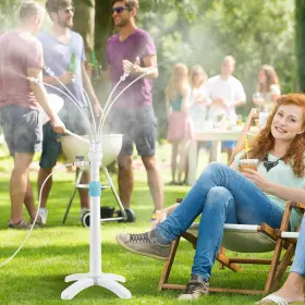 Sms-02 Tesmotor Stand Misters For Outside Patio With Adjustable Riser Tube Up To 46in - 5 B