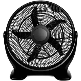 Dhs-ydw1-8251 Tidoin Standalone 14 Inch Floor Fan 3-speed Oscillating Quiet Tandem Plastic Black