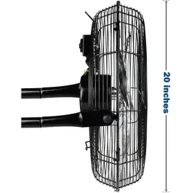 Dhs-ydw11-935 Tidoin Floor Fans 20 Inch 2-pack 3-speed High Velocity Heavy Duty Metal Tandem Black #2