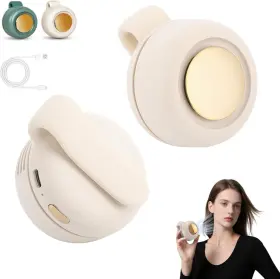 Ssa1 Timeno Portable Silent Mini Bladeless Fan Clip On 2025 New Adjustable White