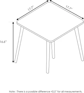 Timex 744110493955 Theo Side Tables Oak