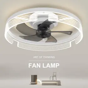 Ffl03we501 Tivleed 19.7 Inch Recessed Led Fan Light Cool White-natural-warm White App And Handheld