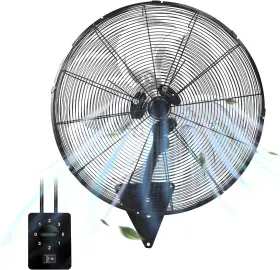 Dfc-k24 Tmwings 24 Inch Wall Mount Fan Heavy Duty Sliver -1 Pack