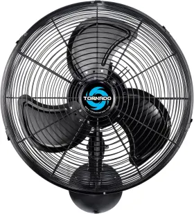 Tornado 445033151184 16 Inch Pro Series Waterproof Outdoor Oscillating Wall Mount Fan - High