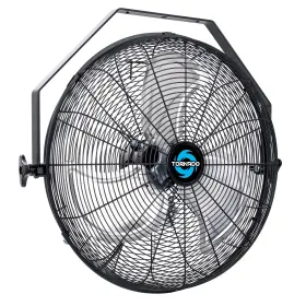 Tornado 657814982451 18 Inch High Velocity Industrial Wall Fan With Teao Enclosure Motor - 4000