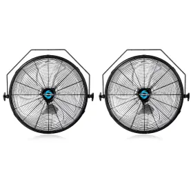 Tornado 810058282064 2 Pack 18 Inch High Velocity Industrial Wall Fan With Teao Enclosure Motor -