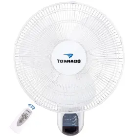2650 Tornado 810058283115 16 Inch Oscillating Wall Mount Fan Remote Control Included 3 Speed Cfm 6