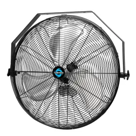 Hi-fan-24hvwm-1p-hex Tornado 24-inch High Velocity Wall Mount Fan 3-speed Industrial Metal