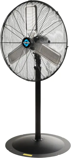 Hi-fan-24pof-1p-hex Tornado 24 Inch High Velocity Oscillating Metal Pedestal Fan Commercial 7600 Cfm