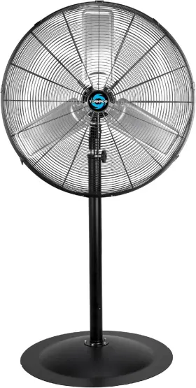 Hi-fan-30hvof-1p-hex Tornado Commercial Industrial 3 Aluminum Blade Stationary Pedestal Fan 30 Inch