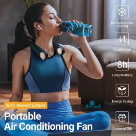 X00fa20002 Torras Portable Personal Neck Air Conditioner Rechargeable