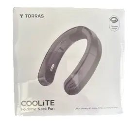 X00fg2d001 Torras - Coolite Portable Foldable Neck Fan Space Black