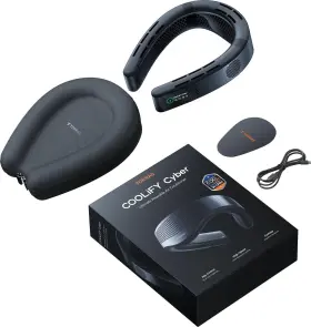 X00fg6a022 Torras - Coolify Cyber Ultimate Cooling Portable Neck Fan Heating New