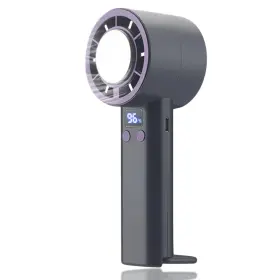 5gear Tosisot 792671066293 Portable Handheld Turbo Fan Adjustable Silent Mini Bladeless Gray