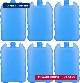 Toyvian 47821908um 6pcs Reusable Ice Pack Cooler For Airconditioner Fan - Portable Cooling