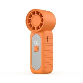 Tqthl Hy-q12 Portable Handheld Turbo Fan 5 Speeds Cooling Rechargeable Mini Hand