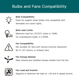 Treatlife 795890921008 Smart Ceiling Fan Control And Dimmer Light Switch Neutral Wire #2