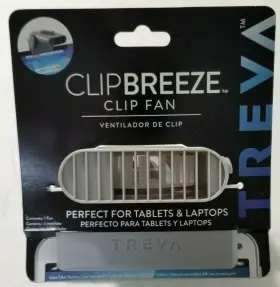 67381166 Treva Clipbreeze Personal Clip Fan / Color Gray Brand New