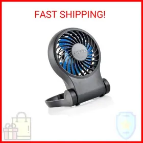Treva 755247192161 3.5 Inch Portable Desk Fan With Usb Port - Small Compact Powerful Airflo