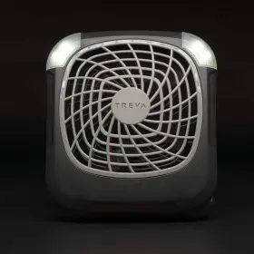 Treva 755247203799 5 Inch Battery Powered Fan With Led Lights Portable Desk 2 Cooling Speeds #3