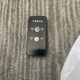 Fc17b03a Treva White Portable Rechargeable Light Remote Control Fan #3