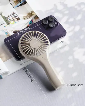 Tripole 445016279287 Mini Portable Fan Powerful Personal Handheld Battery Operated Rechargeab #3