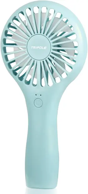 Tripole 766330082429 Mini Handheld Fan - Battery 17 8.2 2.5cm/ 6.7 3.1 1in Blue