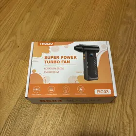 Bc03 Troizo Brand New 150000 Rpm Turbo Fan Duster Handheld Electric With Led Light Accessories