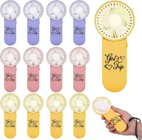 Er-tuanse-1952 Tuanse 12 Pcs Girls Trip Fan Gifts Favors Mini Portable Personal Handheld Bu