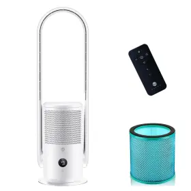 B09fjtv5l6 U Ultty Bladeless Tower Fan And Air Purifier In One True Hepa Filter 99.97% Smoke Du