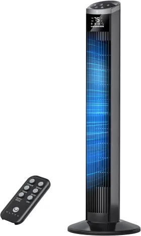 Tf-3605r U Ultty Tower Fan For Bedroom Standing That Blows Cold Air Home 28db Q