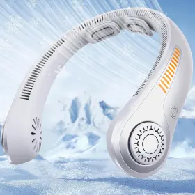 Ds06 U Uzopi Portable Neck Fan - Rechargeable P5 Speeds Bladeless Lightweight Quiet