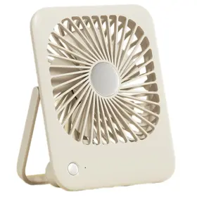 Ucloudsome 762239664216 Rechargeable Desk Fan Portable 2000mah 180 Foldable Table With 3 Speeds
