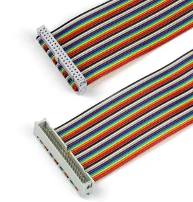U6033 Uctronics Male To Female Gpio Ribbon Cable 40pin 8inch Breadboard Jumper Wires F #3