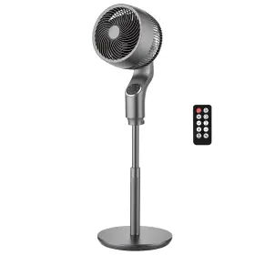 Fxh23001dc Uimoso 9-inch Pedestal Fan With Dc Motor Remote Control Oscillating Adjustable