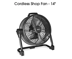 H-11066 Uline Rechargeable Cordless Shop Fan 14 Inch